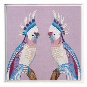 Parrots Beaded Wall Art