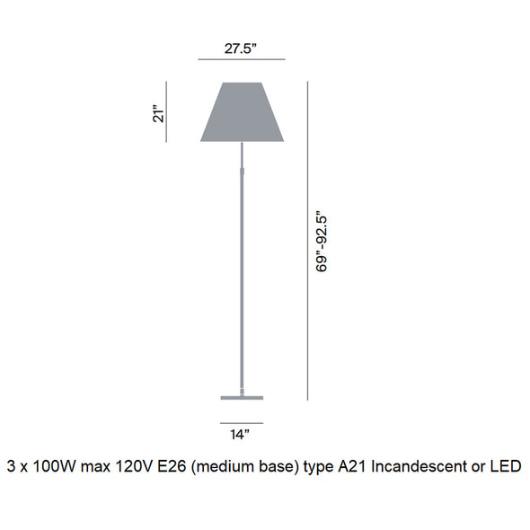 Grande Costanza Floor Lamp