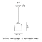 Zile Pendant Light