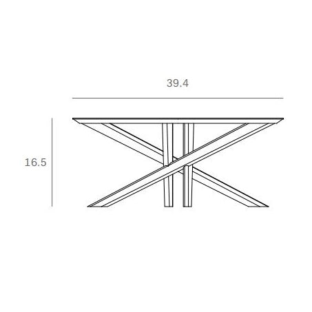 Mikado Round Coffee Table