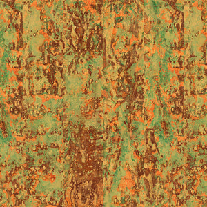 Spoiled Copper Metallic Wallpaper