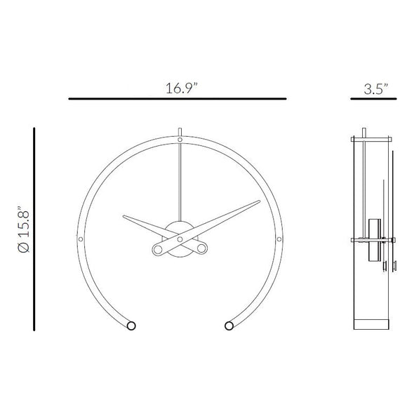 Omega Table Clock