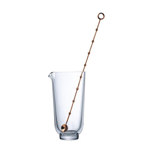 Hepburn Mixing Glass with Metal Stirrer