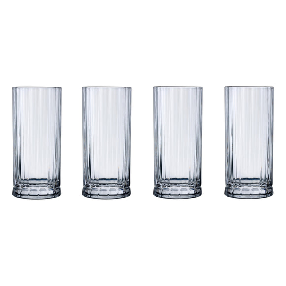 Mid-Century Modern Crystal Highball Glass (Set of 2) - The