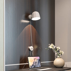 Novia Wall Light with USB Port