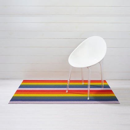 Chilewich Skinny Stripe Indoor / Outdoor Shag Mat - 2Modern