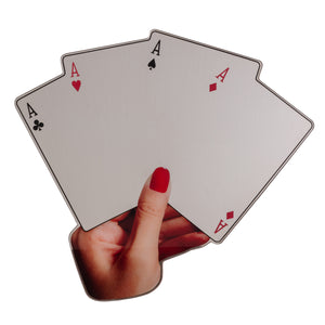 Shaped Poker Mirror