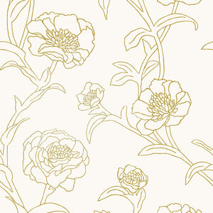 Peonies Removable Wallpaper