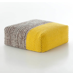 Mangas Space Square Plait Pouf