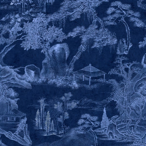 Asian Scenery Wallpaper Sample Swatch