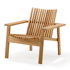 Amaze Outdoor Teak Stackable Lounge Chair