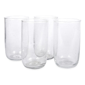 Seeded Glassware Glass (Set of 4)