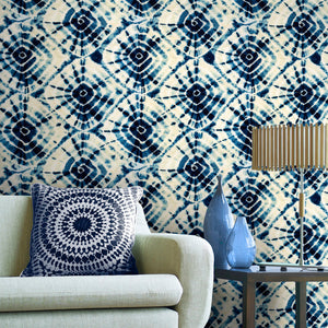 Shibori Swirls Wallpaper