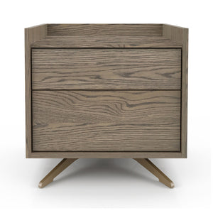 Memento Nightstand Wood Top