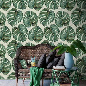 Tropical Leaf Wallpaper