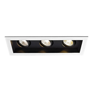 Mini Multiple Spots Three Light Recessed Trim and Housing