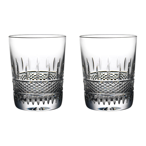 Irish Lace DOF Glass (Set of 2)