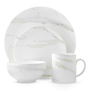 Vera Wang Venato Imperial 4-Piece Dinnerware Set