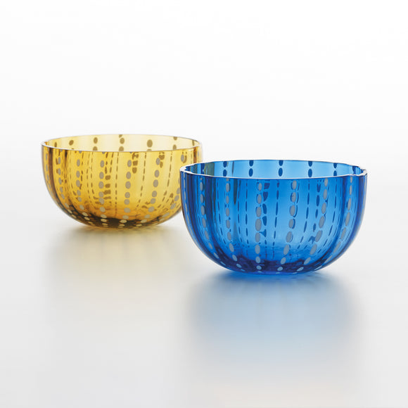 Zafferano Perle Set of 4 Small Bowls - Aquamarine